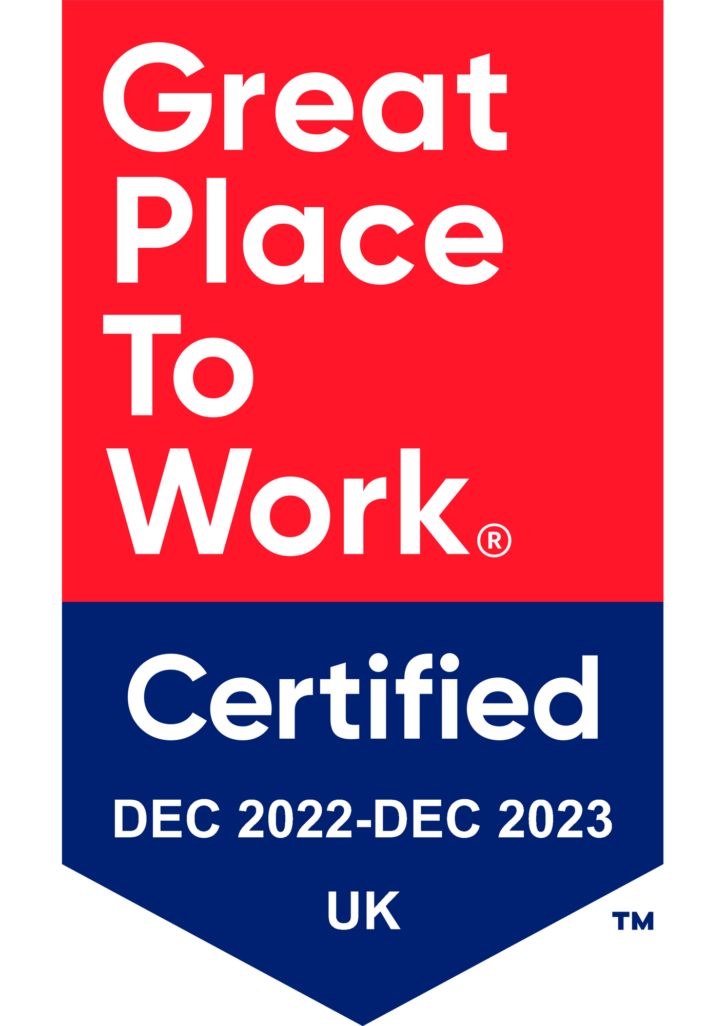 Certified Great Place to Work