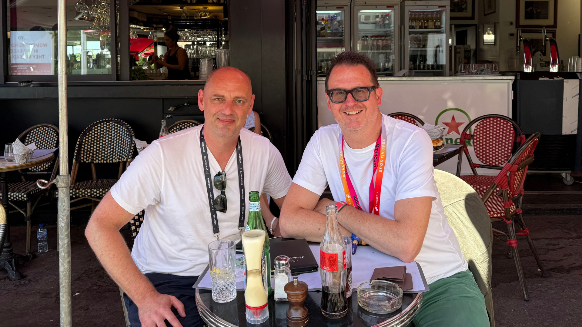 PHOTO TOM LUNCH WITH DIMITRI