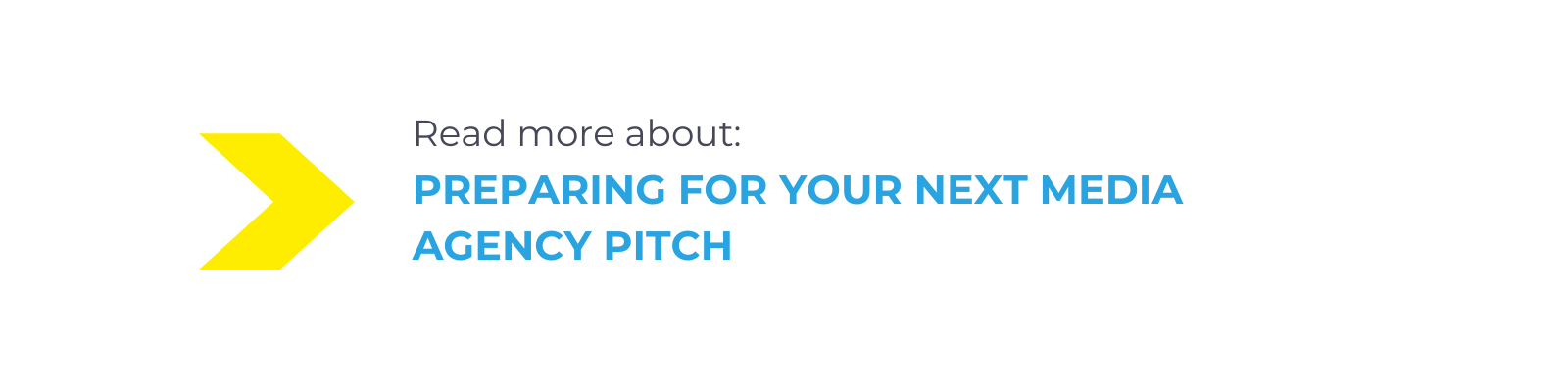 Preparing for your next media agency pitch