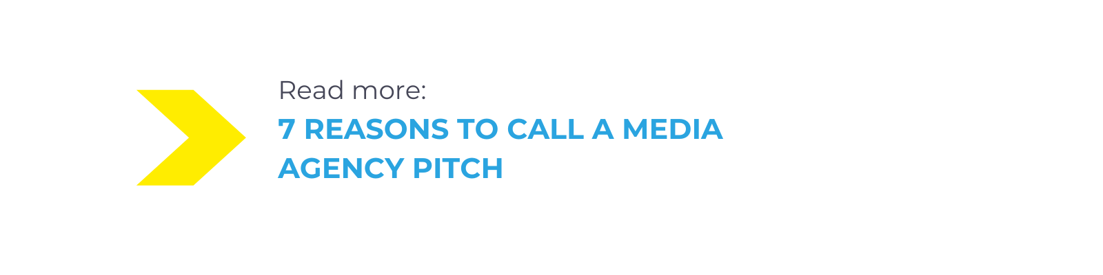 7 Reasons to Call a Media Agency Pitch